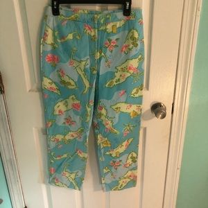Vintage Lilly Pulitzer capris pants size 4 guc!